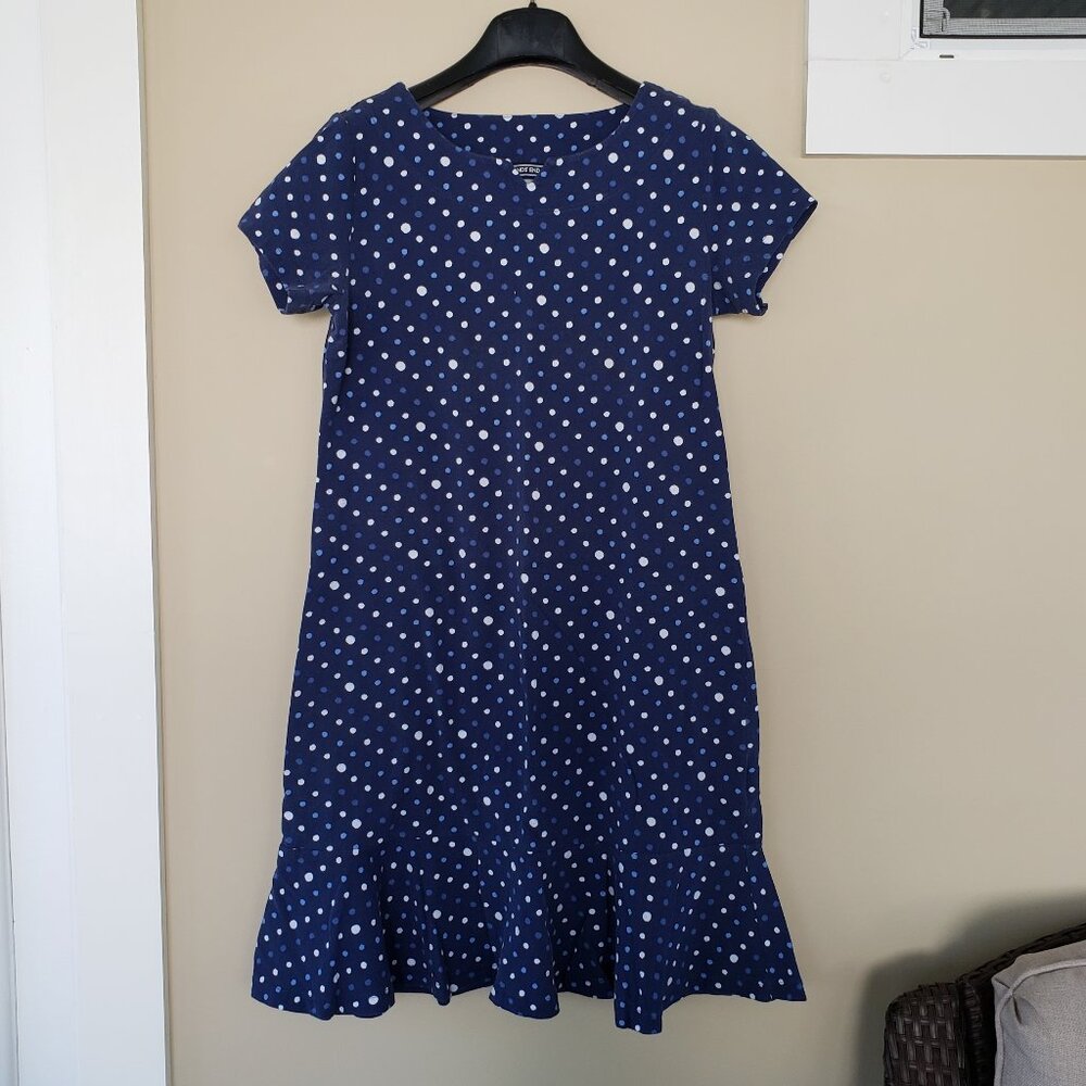 EUC women's Lands' End cotton dress size small
